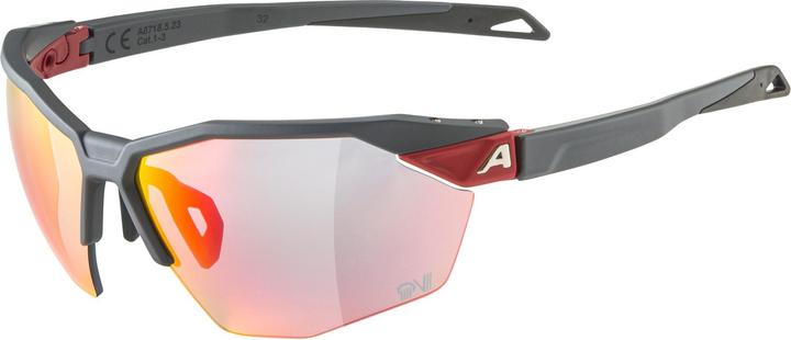 Immagine prodotto ALPINA SPORTS Twist Six HR QV (Grigio notte opaco, Rainbow)