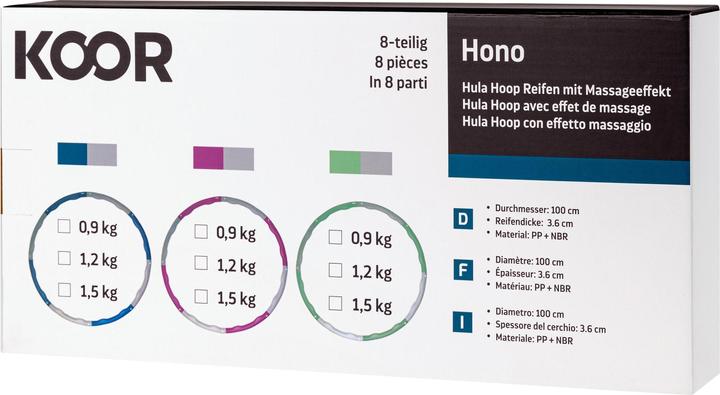 Image du produit Koor Cerceau Hula Hoop 1.5 KG (100 cm, 1500 g)