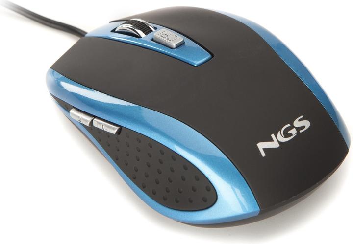 Immagine prodotto NGS Mouse a spunta blu a destra USB Tipo-A ottico 1600 DPI (Cablato)