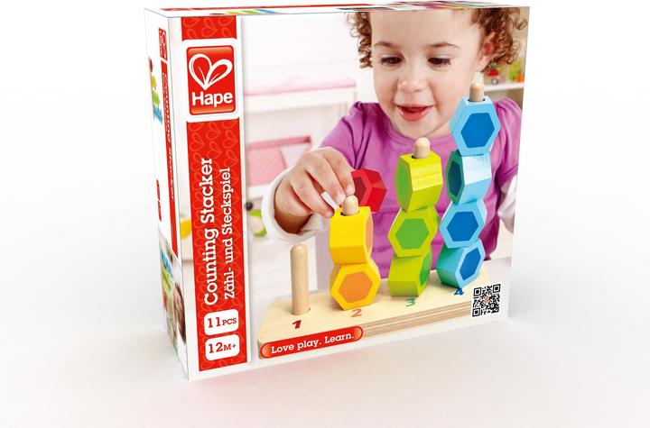 Actual product image Hape Counting and plugging game