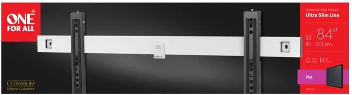 Actual product image One for All TV Bracket Flat Ultra Slim (Wall, 90", 80 kg)