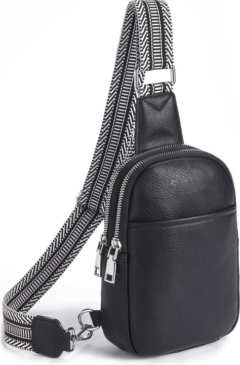 Produktbild Only-Bags.Store Mini-Umhängetasche aus PU-Leder, Umhängetasche im Retro-Stil, modische Brust-Handytasche