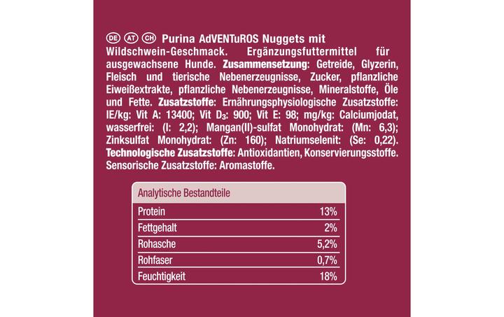 Energie-Label Adventuros Nuggets (Adult, 1 Stk., 90 g)