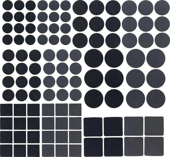 Actual product image AGT Felt glider and furniture buffer set (Felt gliders, 110 Piece)