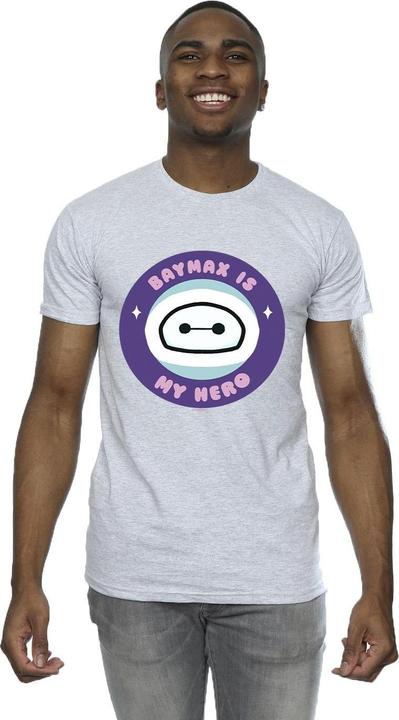 Immagine prodotto Disney Big Hero 6 Baymax My Hero Pocket Maglietta Uomo (L)
