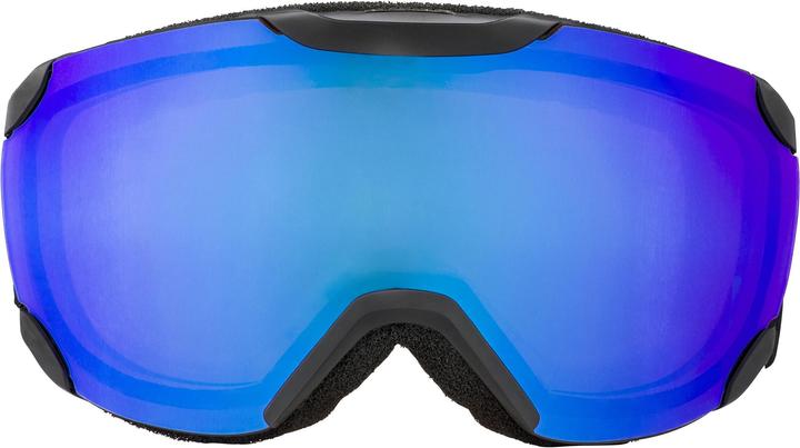 Actual product image ALPINA SPORTS Thaynes HM ski goggles (Colour: 831 black, Lens: Hicon Mirror, blue (S2))