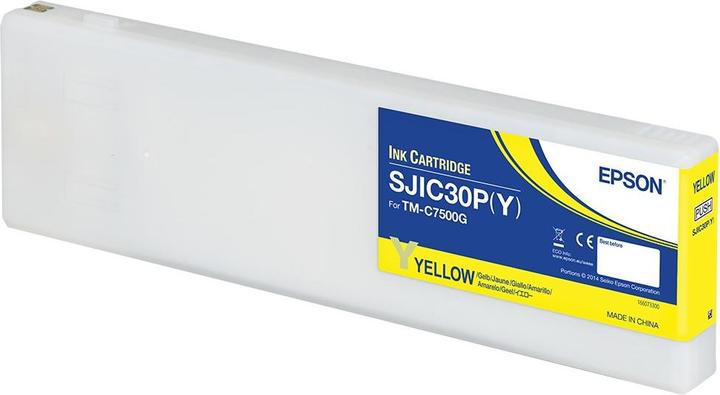 Actual product image Epson SJIC30P(Y) INK CARTRIDGE YLLW (Y)