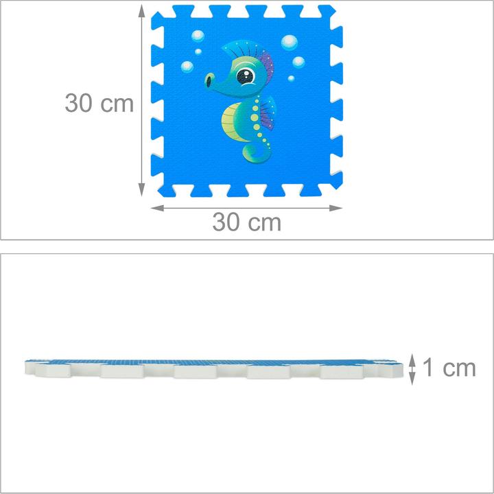 Actual product image Relaxdays 9x puzzle mat (86 x 86 x 1 cm)