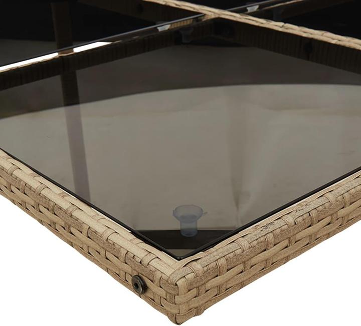 Immagine prodotto VidaXL Mobili da giardino set da pranzo set da giardino gruppo di sedute 17 pezzi in poly rattan beige (330 cm)