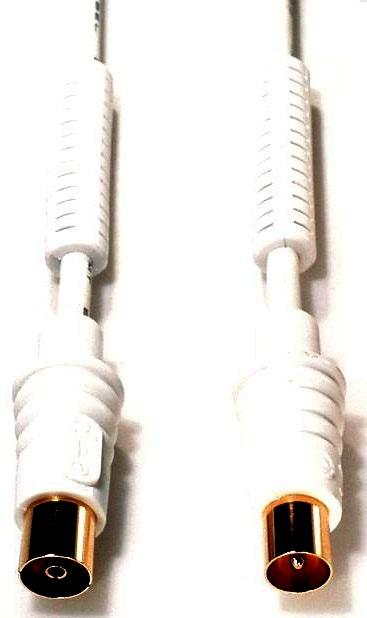 Produktbild E+P AB 203 G. Anschluss 1: coax, Anschluss 2: Koaxial, Beschichtung Verbindungsanschlüsse: Gold. Kab (95 dB, Antennenkabel)