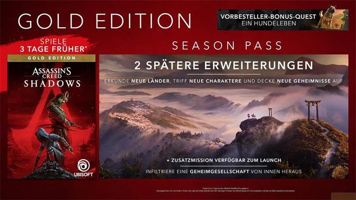 Image du produit Ubisoft Assassin's Creed : Shadows - Édition Gold (PS5, DE, IT, FR)