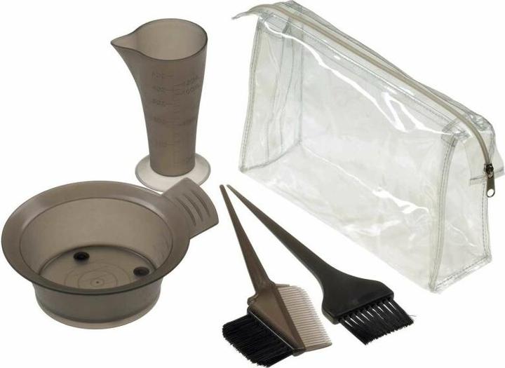Comair Dyeing accessories set 5 pcs transp.sz