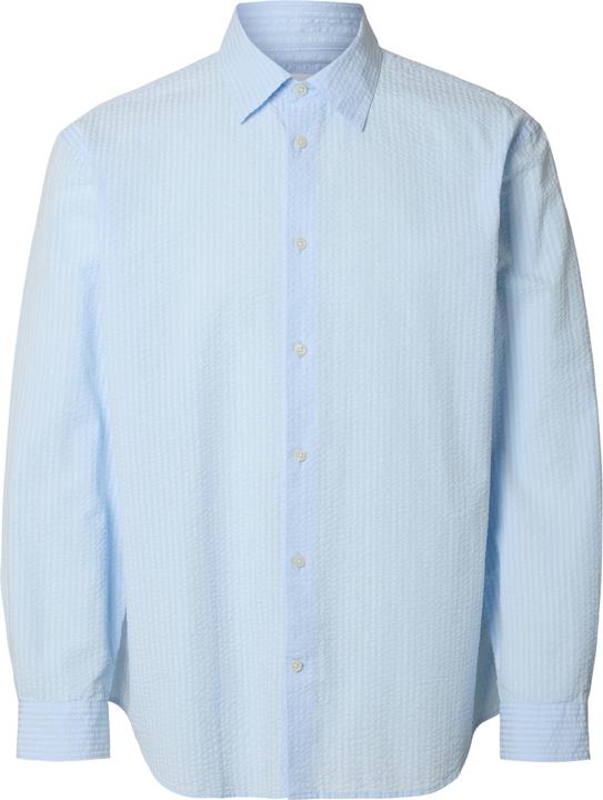 Image du produit Selected Homme Seersucker Langarmhemd (S)
