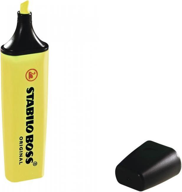 Actual product image STABILO BOSS ORIGINAL highlighter (Yellow, 5 mm, 1 x)