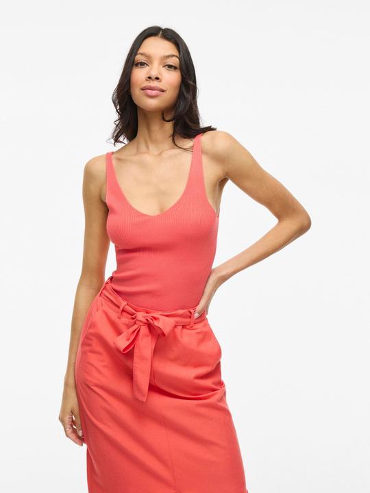 Actual product image Vila Viwennie V-Neck Rib Knit S/L Top - Noos (XL)