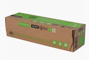Produktbild Exacompta Thermorolle 1-lagig, B57xø40 Mm, Rückseitig Bedruckt, 55g - Weiss - Neu