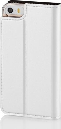 Actual product image Wave BookCase case, iPhone SE / 5S / 5, white (Apple iPhone SE)