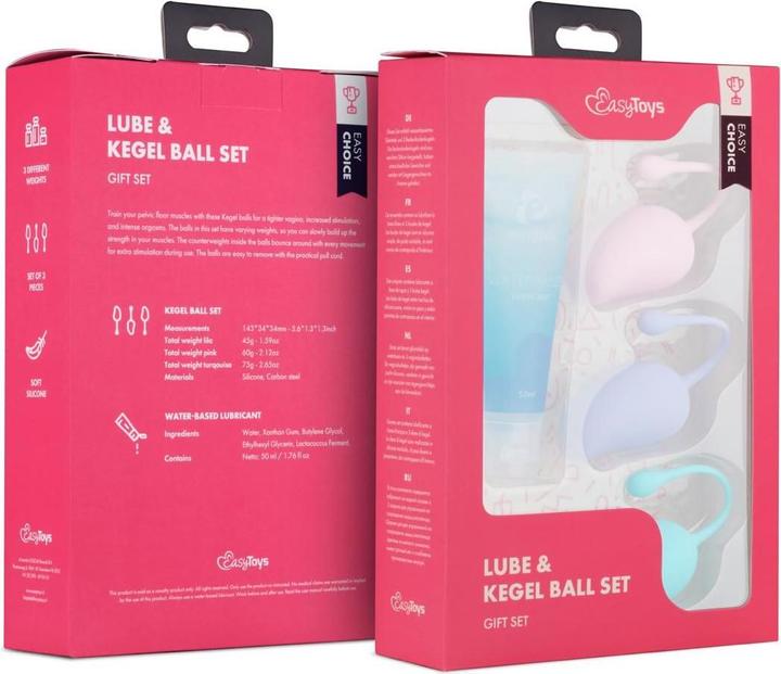 Actual product image Easytoys Kegel Training Set (45 - 75 g)