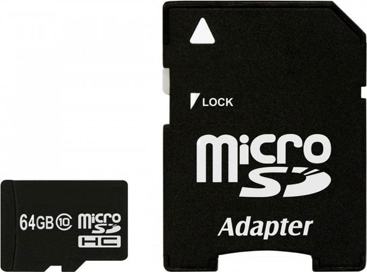 IMRO Scheda Micro SD 64 GB Classe 10 + adattatore SD - Scheda di memoria (64 GB, microSD, U1)
