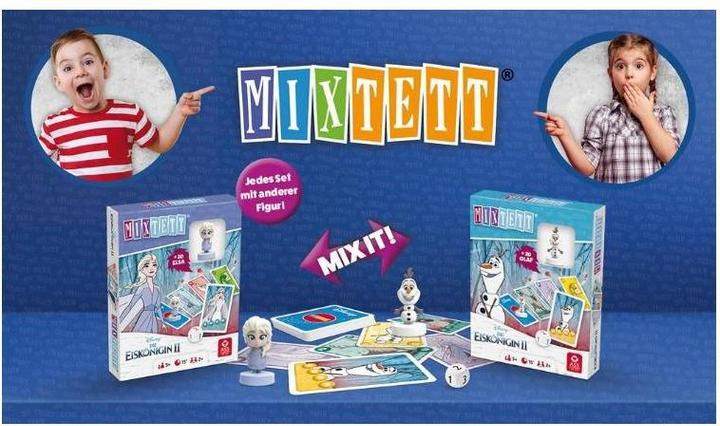 Image du produit ASS Altenburg 22522243 - Mixtett - Disney La Reine des Glaces 2, Card Game (DE/FR(IT) + Figurine Olaf, from 5 Y. (Allemand, Français)