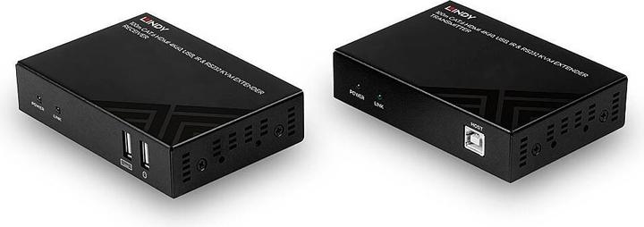Actual product image Lindy HDMI, USB & RS232 KVM Extender