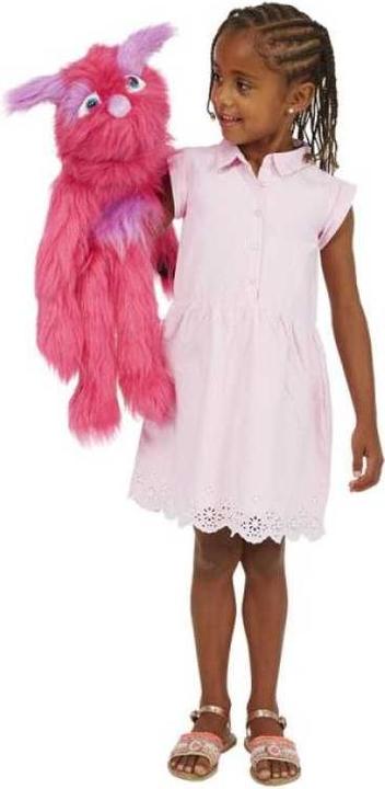 Actual product image The Puppet Company Pink Monster hand puppet