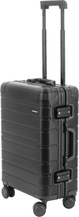 Immagine prodotto Alumaxx Trolley da viaggio, con valigetta in alluminio, nero (37 l, Bagaglio a mano (fino a 50 litri))