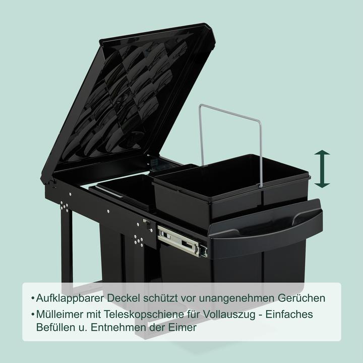 Produktbild Relaxdays Einbaumülleimer