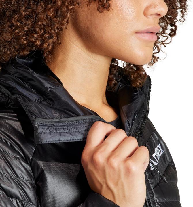 Actual product image adidas Women's Terrex Techrock Down Hooded Jacket (XS)
