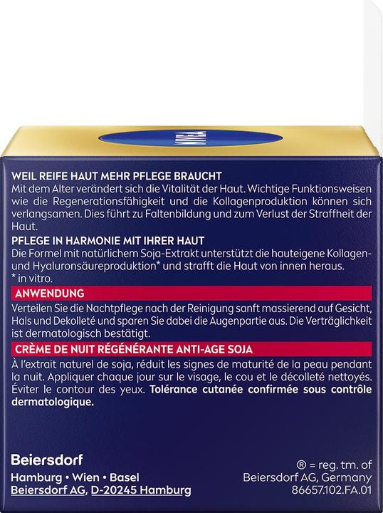Image du produit NIVEA Crème de nuit anti-âge Vital Soja (50 ml, Crème de nuit)