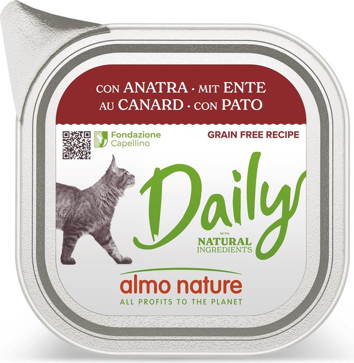 Immagine prodotto Almo Nature Menu giornaliero per adulti con anatra (Adulto, 1 pz., 100 g)