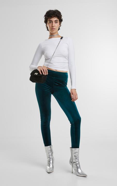 Immagine prodotto Urban Classics Leggings di velluto a vita alta da donna (S)