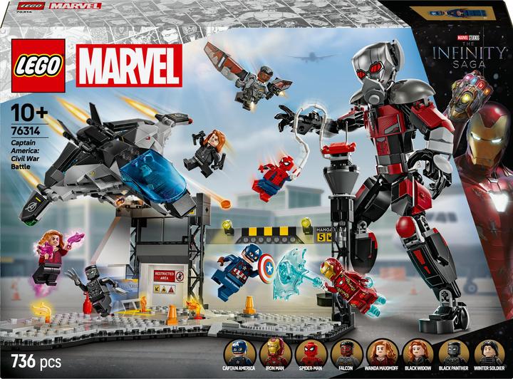 Image du produit LEGO Captain America: Civil War Actionduell (76314, LEGO Marvel)