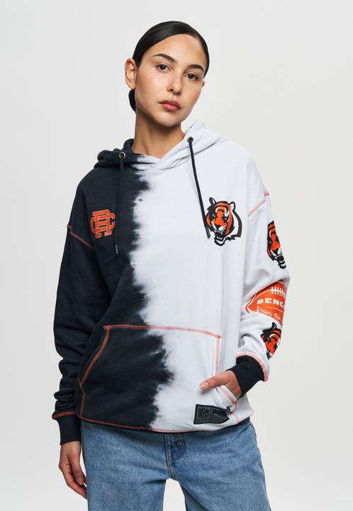 Actual product image Recovered Re:covered Fleece Hoody - INK DYE Cincinnati Bengals (L)