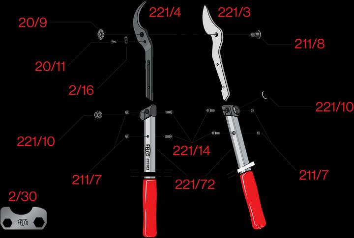 Productafbeelding Felco Takkenschaar