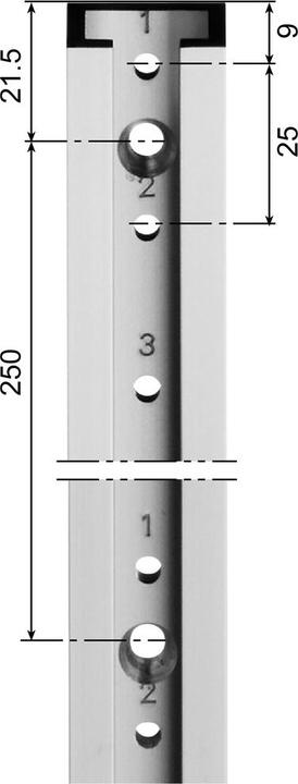 Produktbild Aweso Stellschienen 1040 Typ 2, für mittlere Belastung (1 Stk.)