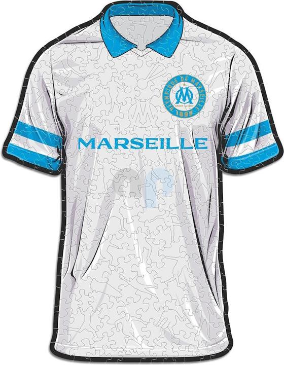 Image du produit Iconic Olympique de Marseille - Maillot - Puzzle en bois Taille M (270 pièces) (270 pièces)