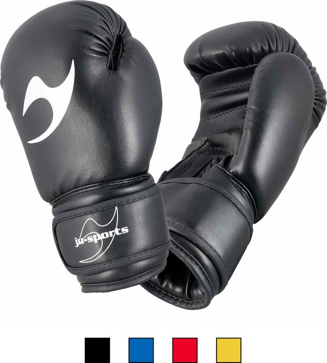 Produktbild Ju-Sports Boxhandschuhe Kinder schwarz (4 OZ)