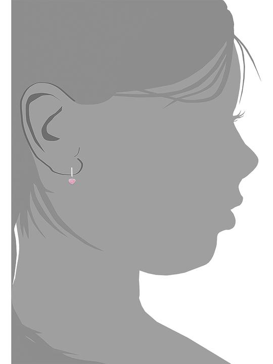 Produktbild Prinzessin Lillifee Ohrschmuck für Mädchen, 925 Sterling Silber, Zirkonia (synth.) | Herz (925er Silber)