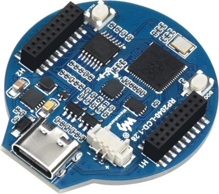 Actual product image WaveShare RP2040 1.28 Inch LCD Display Round