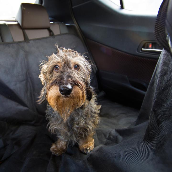 Actual product image Relaxdays Protective Car Seat Cover for Dogs (Dog, Reflectors, Breathable)