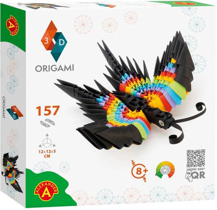 Selecta Spielzeug ORIGAMI 3D - Schmetterling, 154 Stk.