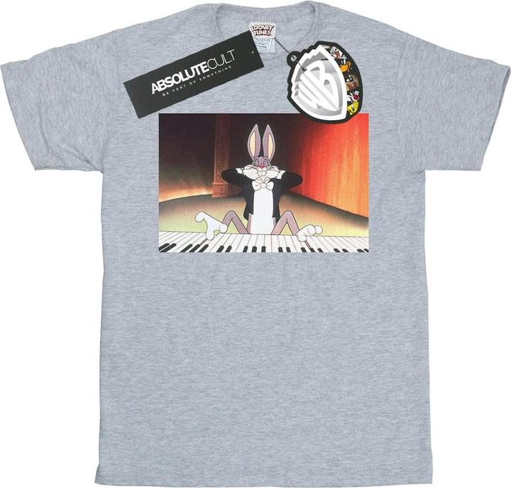 Looney Tunes Bugs Bunny Playing Piano TShirt (L)