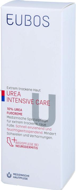 Actual product image Eubos Dry Skin Urea 10% Foot Cream, 100 ml Cream (Foot bath, 100 ml)