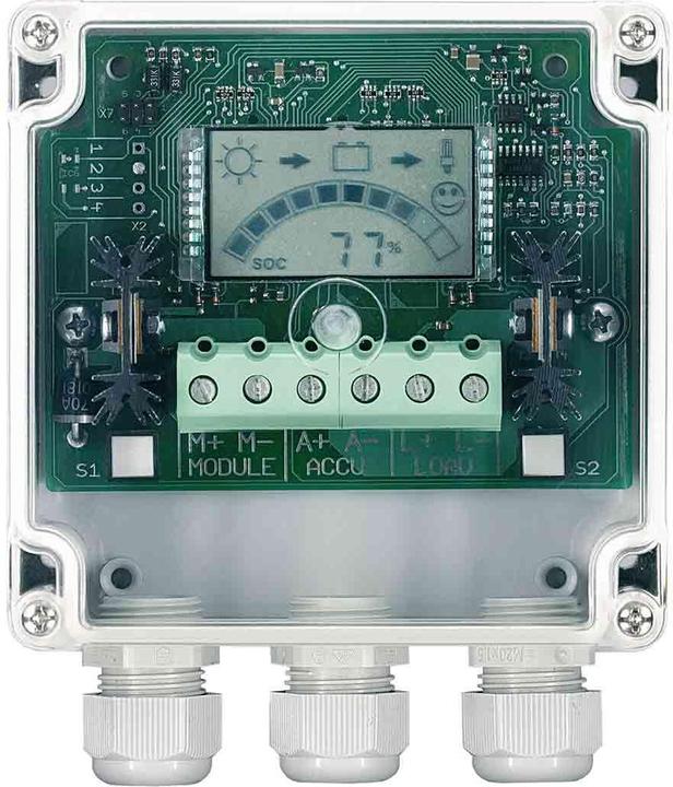 Actual product image Steca PR2020-IP IP65 12/24V 20A with LCD