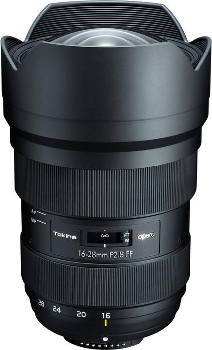 Tokina Opera 16-28mm f/2.8 FF (Canon EF, Plein format)