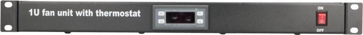 Produktbild Extralink 19/" RACK MOUNT FAN PANEL (2 FANS) WITH THERMOSTAT