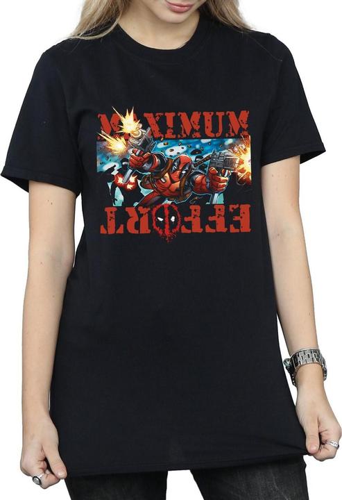 Image du produit - T-shirt DEADPOOL MAXIMUM EFFORT - Femme (L)