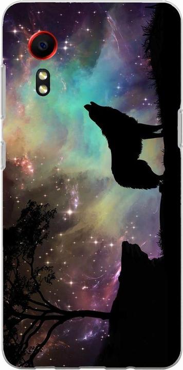 Wolf evening sky