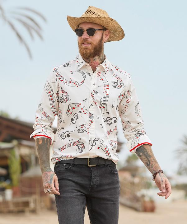 Produktbild Joe Browns Music Note Print Long Sleeve Shirt (XL)